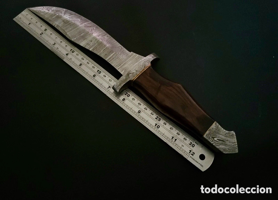Nuevo: CUCHILLO DE CAZA DE ACERO DAMASCO - Foto 6