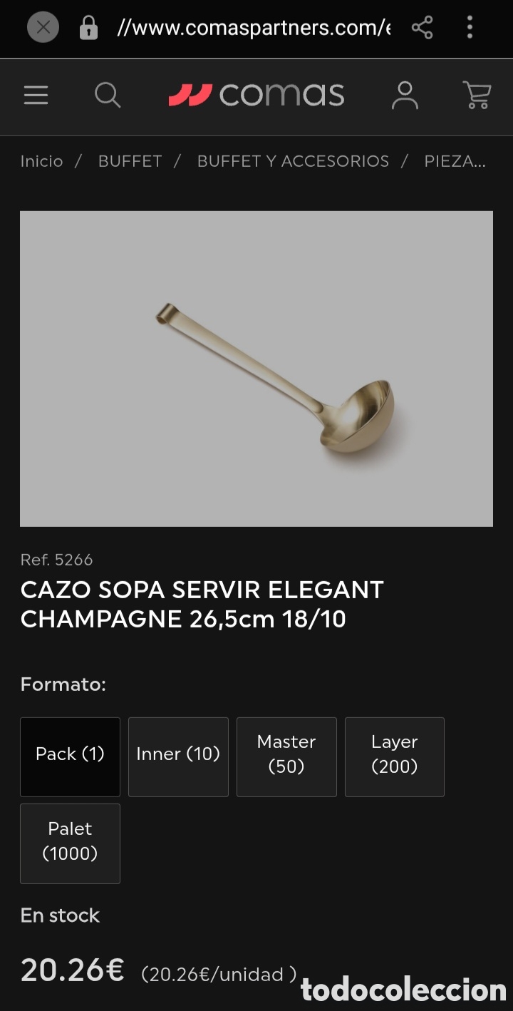 Nuevo: Cazo servir sopa champagne marca Comas - Foto 4