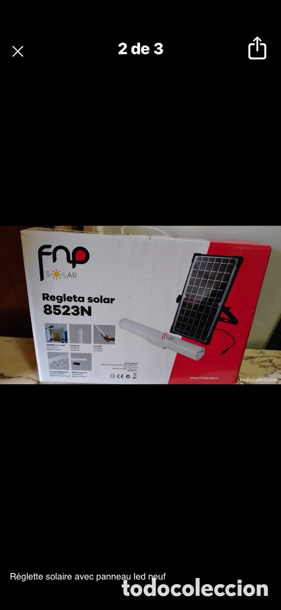 Nuevo: Luz solar con placa solar , sin usar - Foto 2