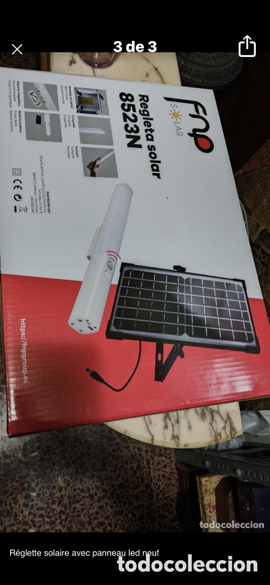 Nuevo: Luz solar con placa solar , sin usar - Foto 1