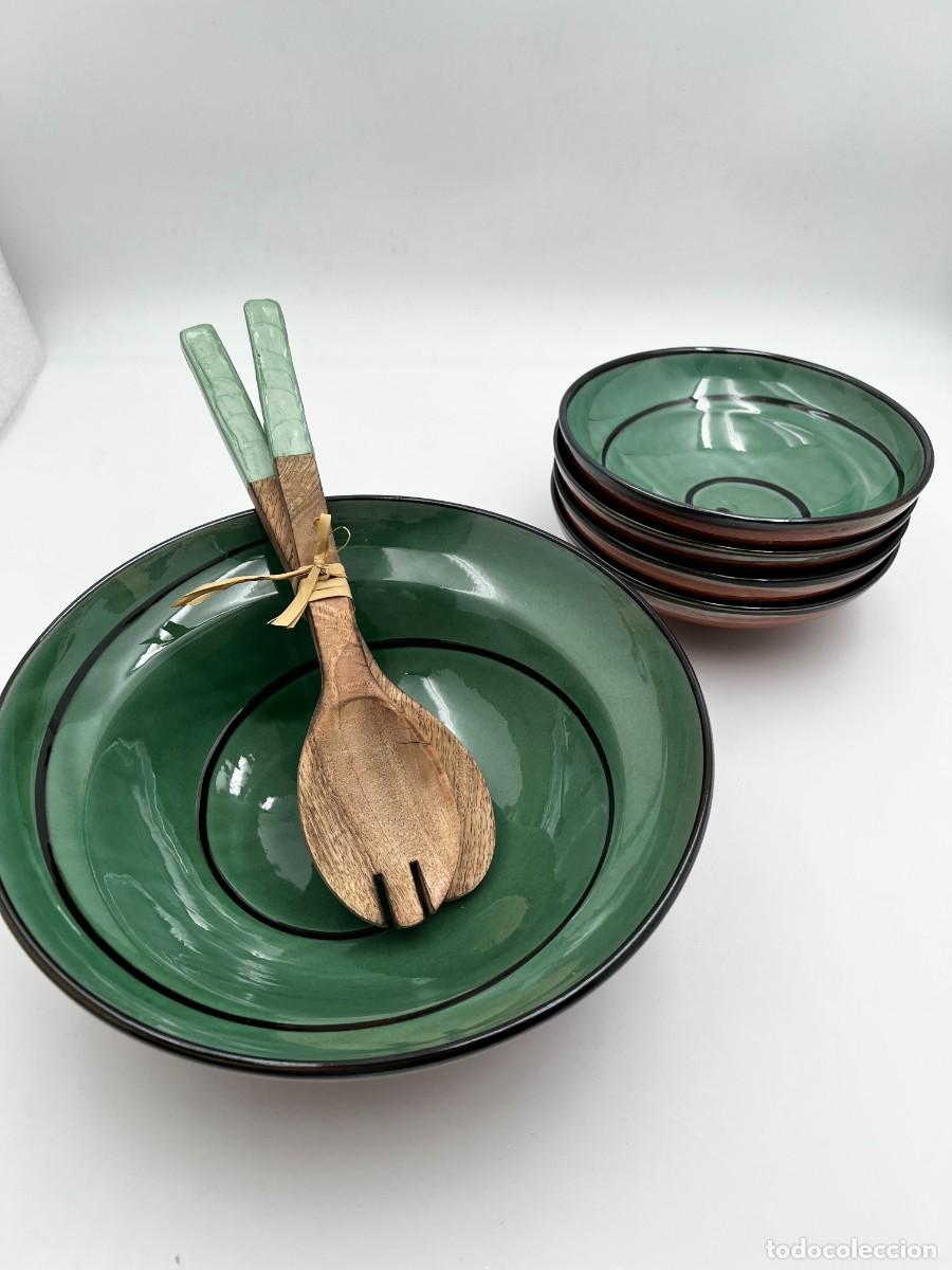 Nuevo: Conjunto de ensaladera y 4 platos - Foto 5