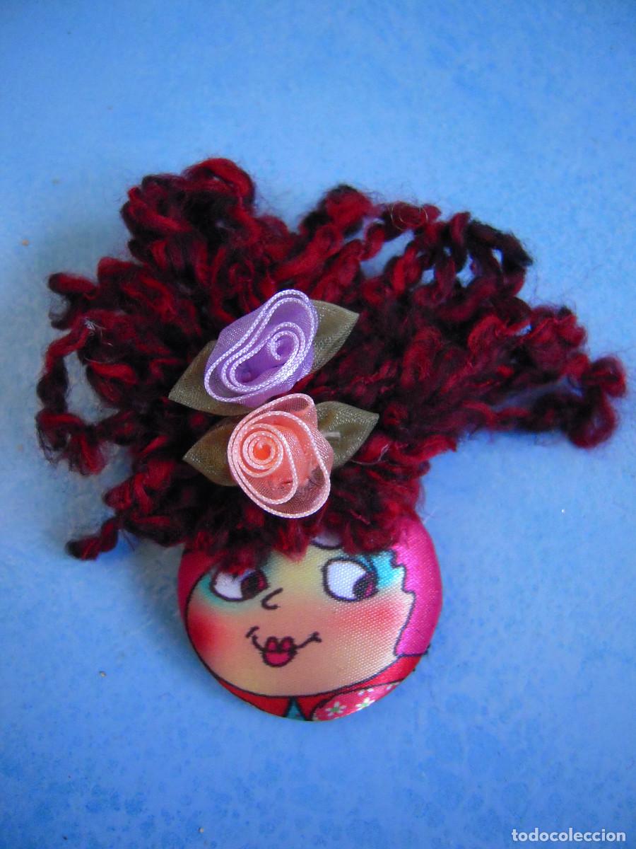 Nuevo: Broche cabeza mujer multicolor - Foto 1
