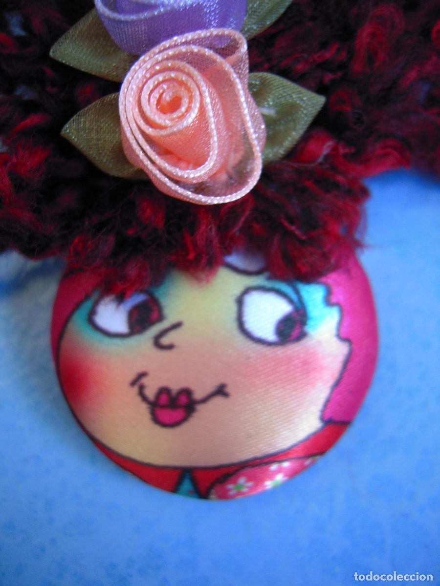 Nuevo: Broche cabeza mujer multicolor - Foto 2