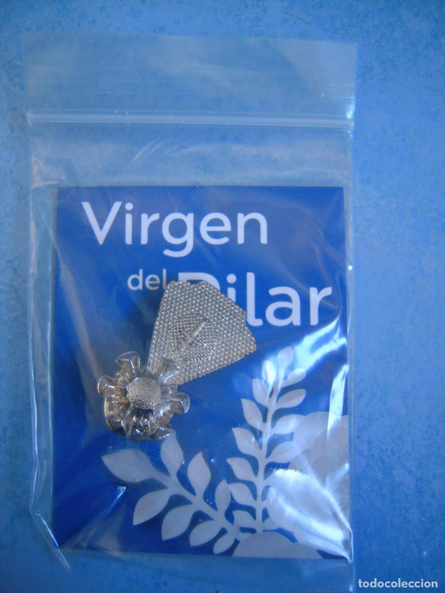 Nuevo: Pin plateado Virgen del Pilar - Foto 3