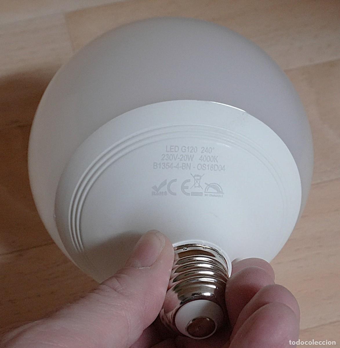 Nuevo: 2 BOMBILLAS LED - 230V - ROSCA EDISON - 20W - Foto 3