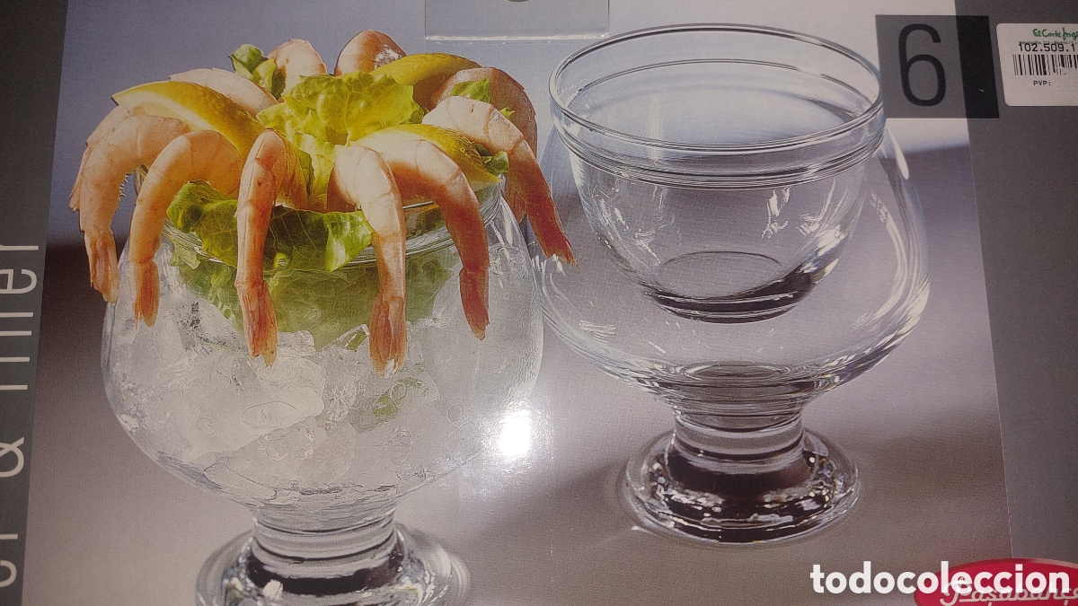 Nuevo: Cristaler&iacute;a cocktail mariscos. - Foto 2