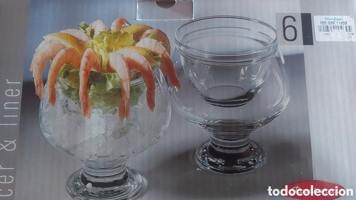 Nuevo: Cristaler&iacute;a cocktail mariscos. - Foto 1