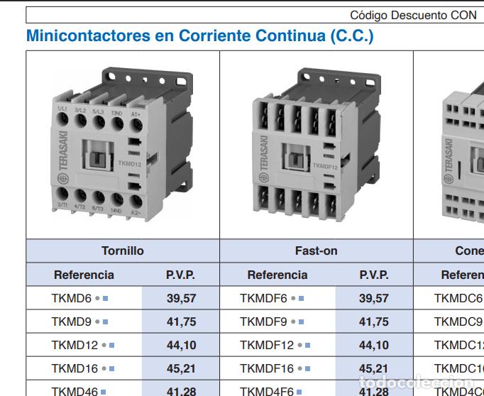 Nuevo: MINI CONTACTOR TERASAKI TKMD6 - CONTACTOR - RELE - Foto 4