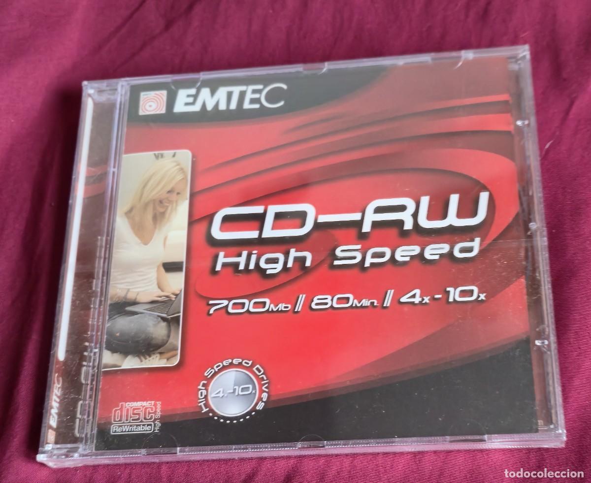 Nuevo: CD RW EMTEC PRECINTADO, REGRABABLE, 80 MIN. - Foto 1