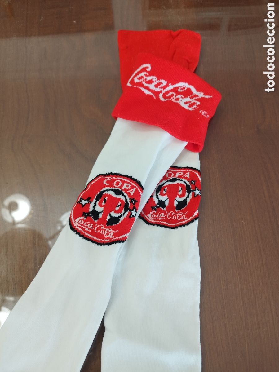 Nuevo: Medias de f&uacute;tbol Copa Coca-Cola - Foto 1