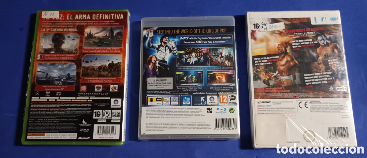 Nuevo: Lote 5 Videojuegos: EndWar, Michael Jackson, Impac - Foto 2