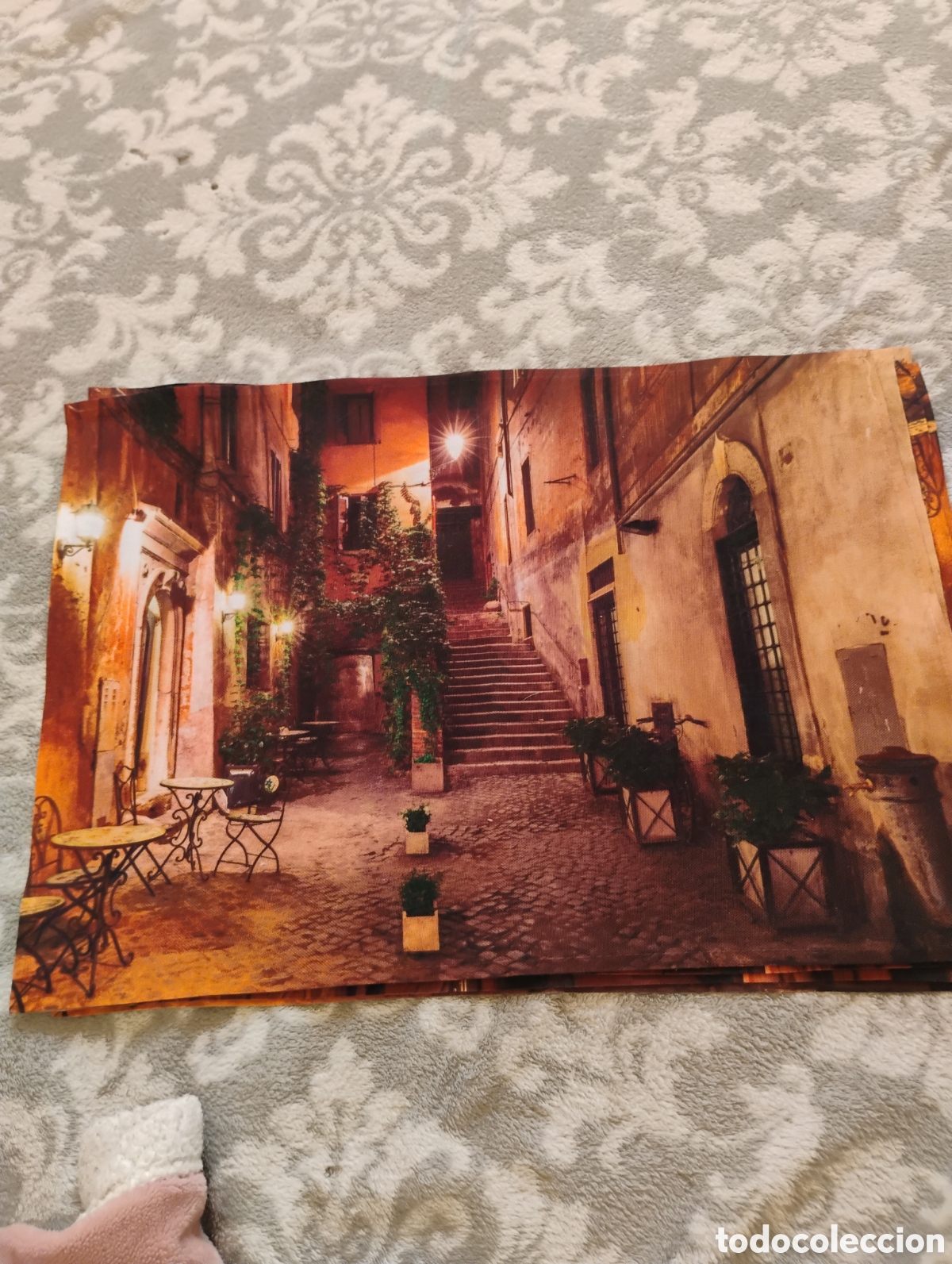 Novo: Lote de 8 manteles individuales de tela.Nuevos