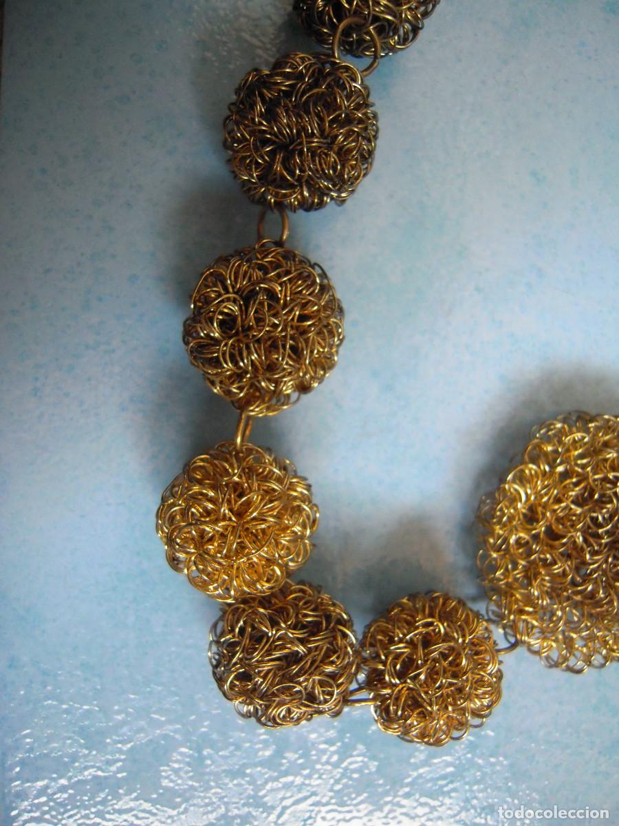 Nuevo: Collar met&aacute;lico bolas doradas - Foto 5