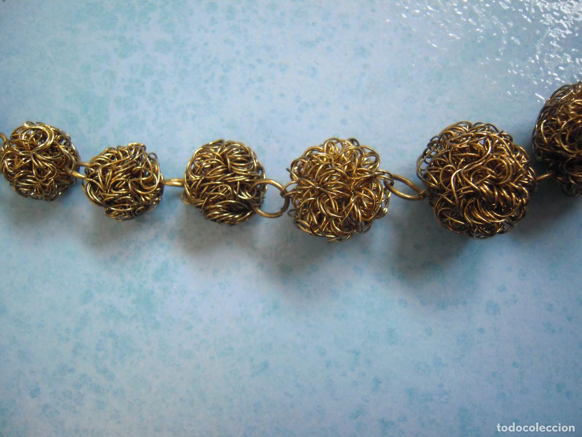 Nuevo: Collar met&aacute;lico bolas doradas - Foto 6