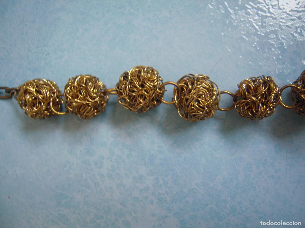 Nuevo: Collar met&aacute;lico bolas doradas - Foto 7