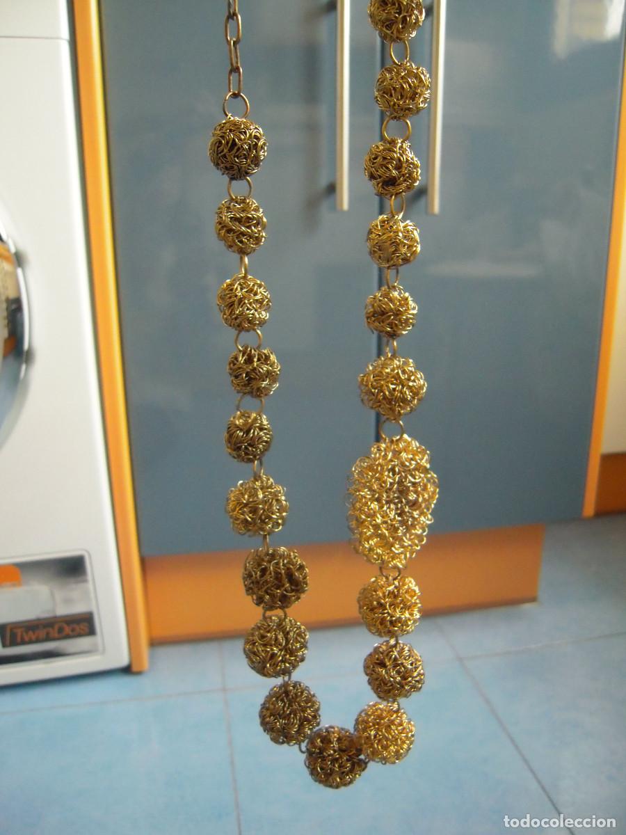 Nuevo: Collar met&aacute;lico bolas doradas - Foto 9