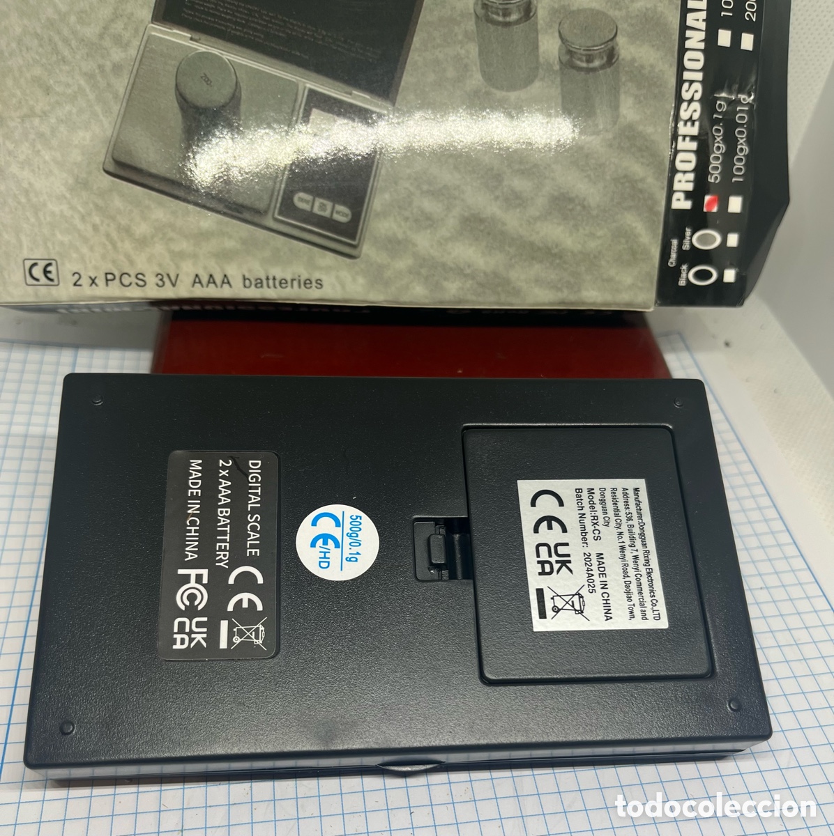 Nuevo: B&aacute;scula de precisi&oacute;n de 0,01 gramo a 500 gramos nueva - Foto 3