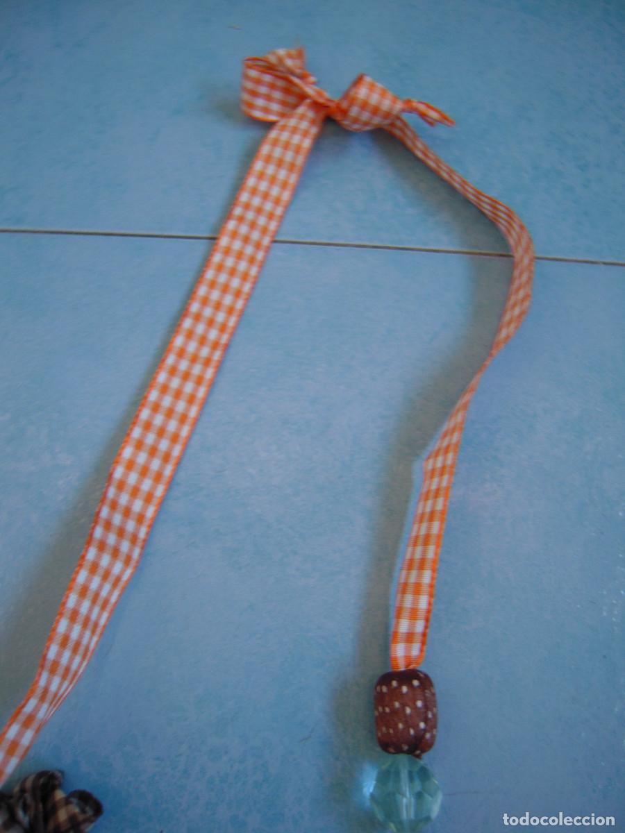 Nuevo: Collar piedras y tela multicolor - Foto 6