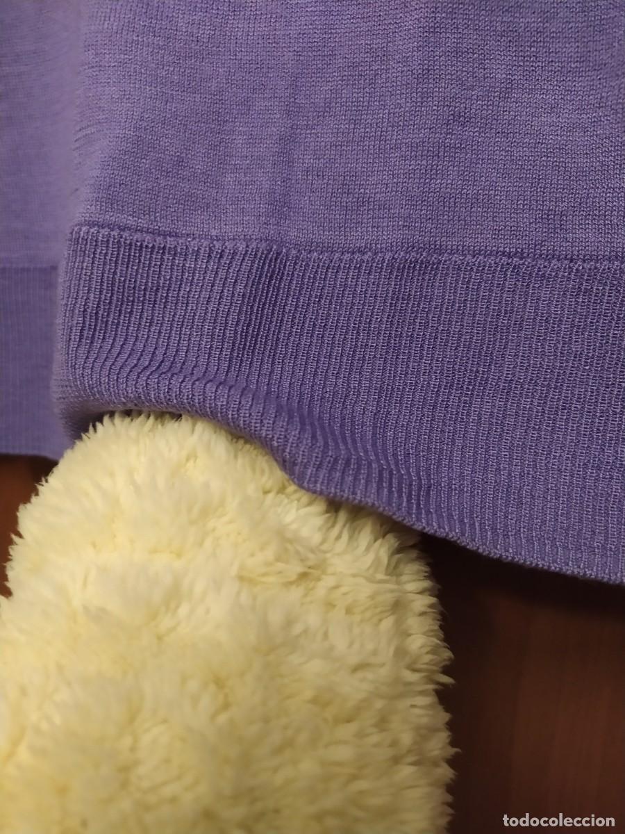 Nuevo: Jersey semitranspanente de mango sin estrenar lila - Foto 1