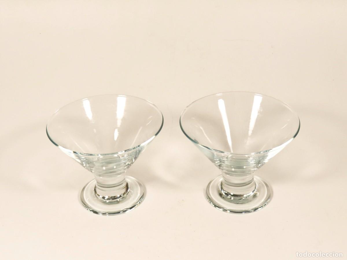 Nuevo: COPAS BAJAS VIDRIO MARTINI C&Oacute;CTEL POSTRES EL PAR - Foto 1