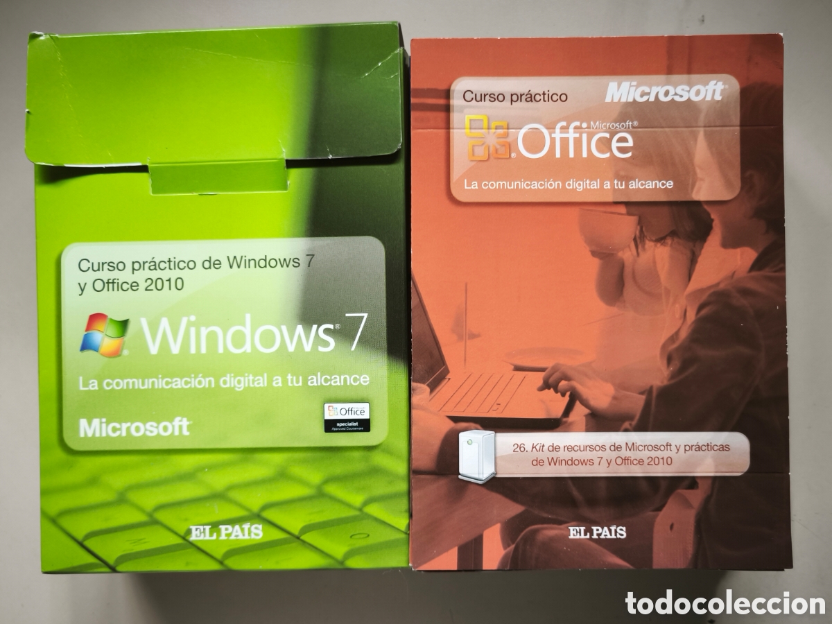 Nuevo: CURSO PR&Aacute;CTICO WINDOWS 7 Y OFFICE 2010, MICROSOFT, 26 CD SIN USO - Foto 2