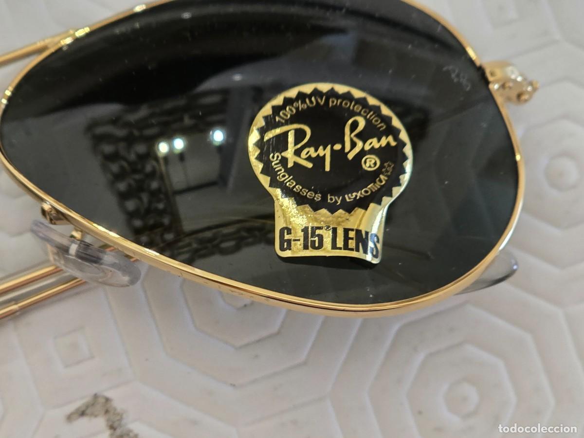 Nuevo: Ray-Ban Aviator Classic Oro G-15 Lentes - Foto 6