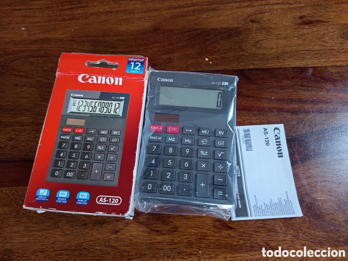 Nuevo: Calculadora cient&iacute;fica canon AS-120 - Foto 1