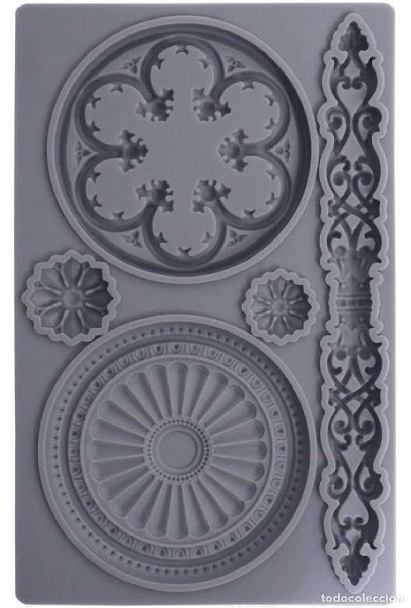 Neuf: Molde Silicona 20,2 x 12,6 cm. Gris - Artis Decor. Rosetones (precintado)