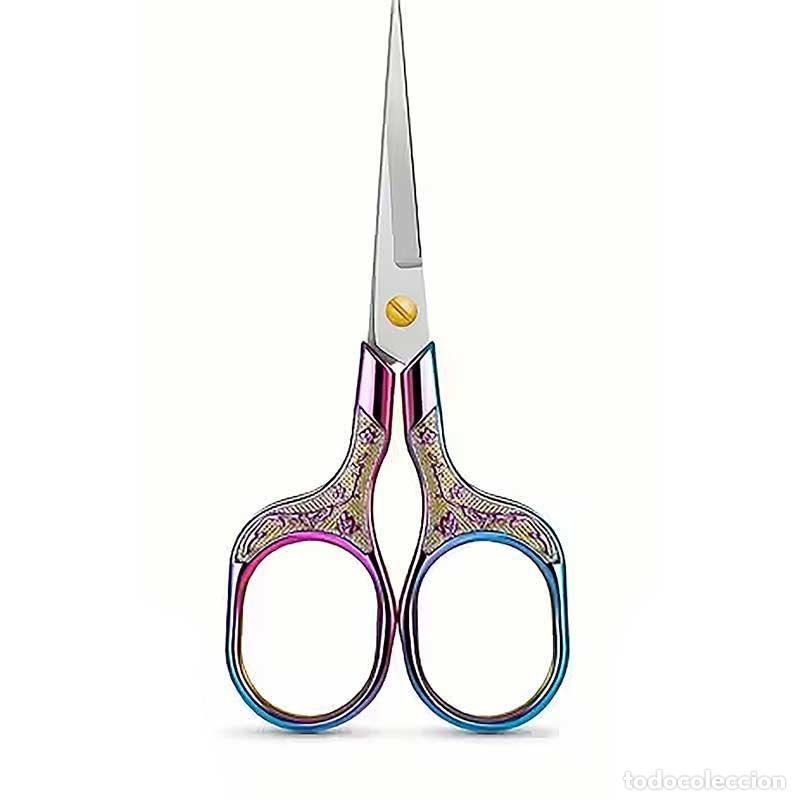 Neuf: Tijeras Vintage multicolor para costura o bordado (precintado)