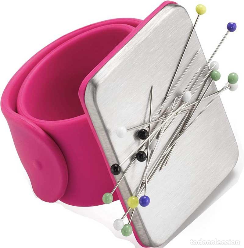 Neuf: Alfiletero magn&eacute;tico de mu&ntilde;eca para costura. Rosa (precintado)