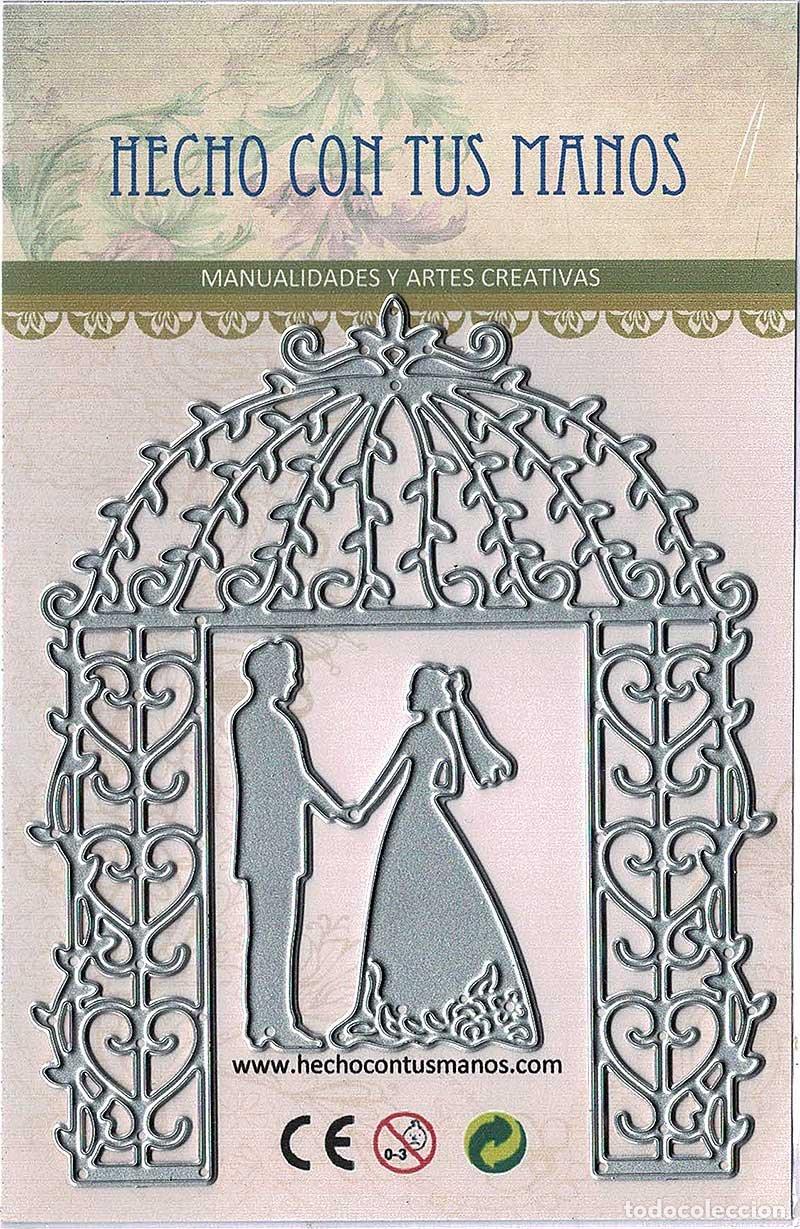 New: Troquel met&aacute;lico decorativo para scrapbooking. Marquesina Boda (precintado)