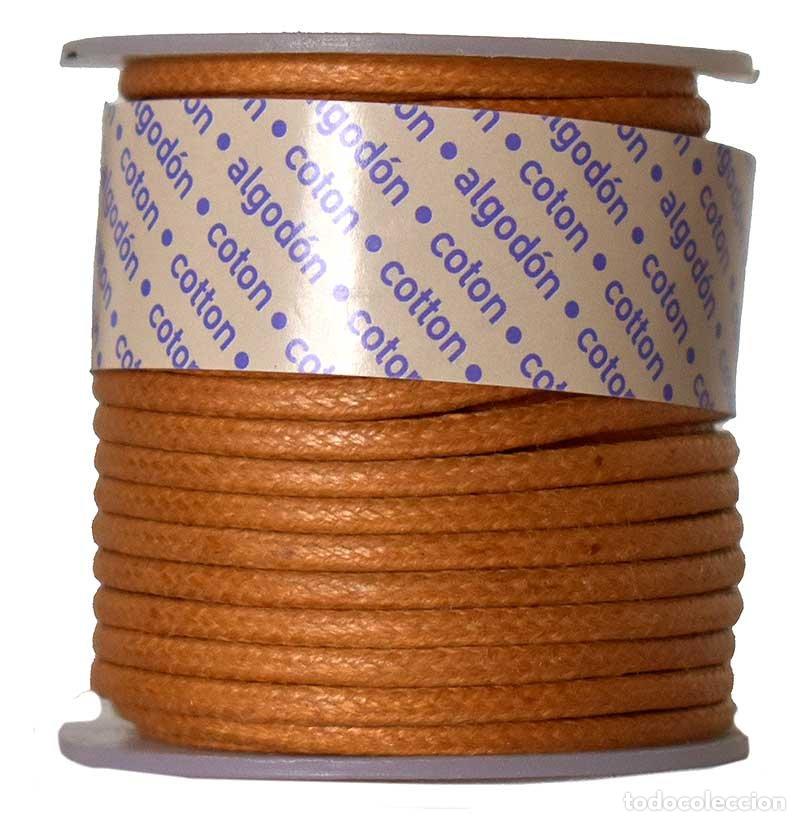 New: Bobina de Cordon de Algodon Encerado 2mm x 10m - Melocoton (precintado)