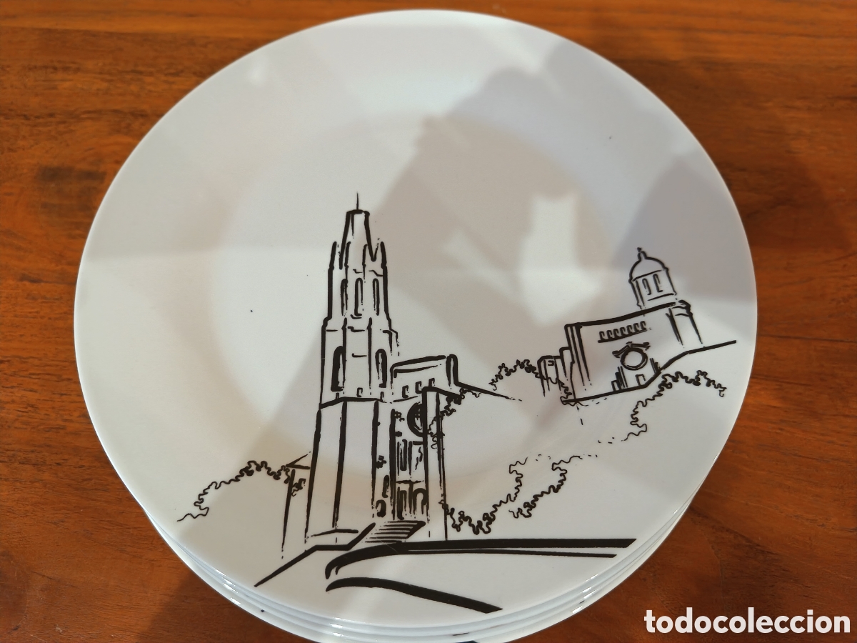 Nuevo: Conjunto de vajilla con dise&ntilde;o de la ciudad de Girona - Foto 2