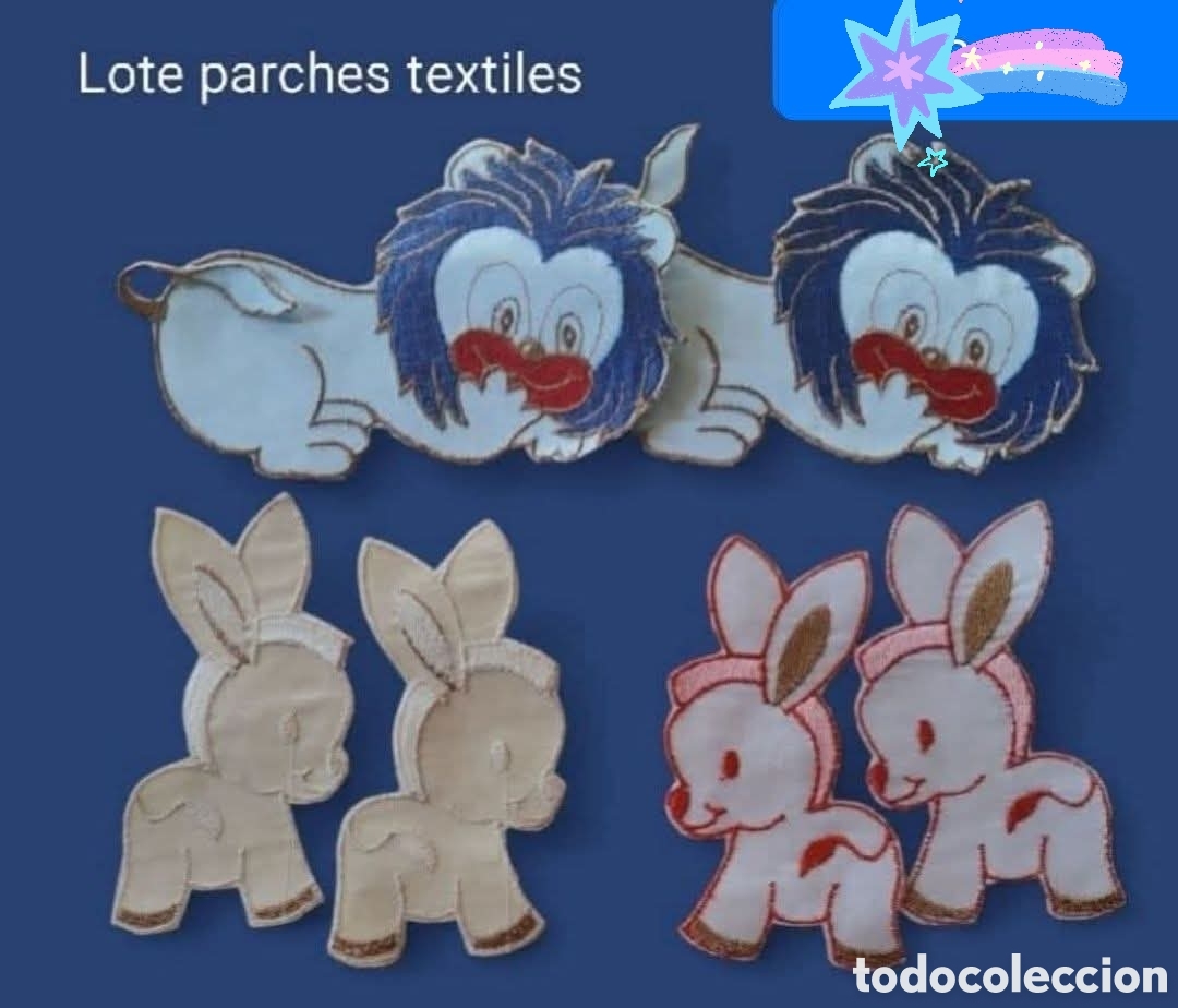 Nuevo: :::: A26 - LOTE DE PARCHES TEXTILES - Foto 1