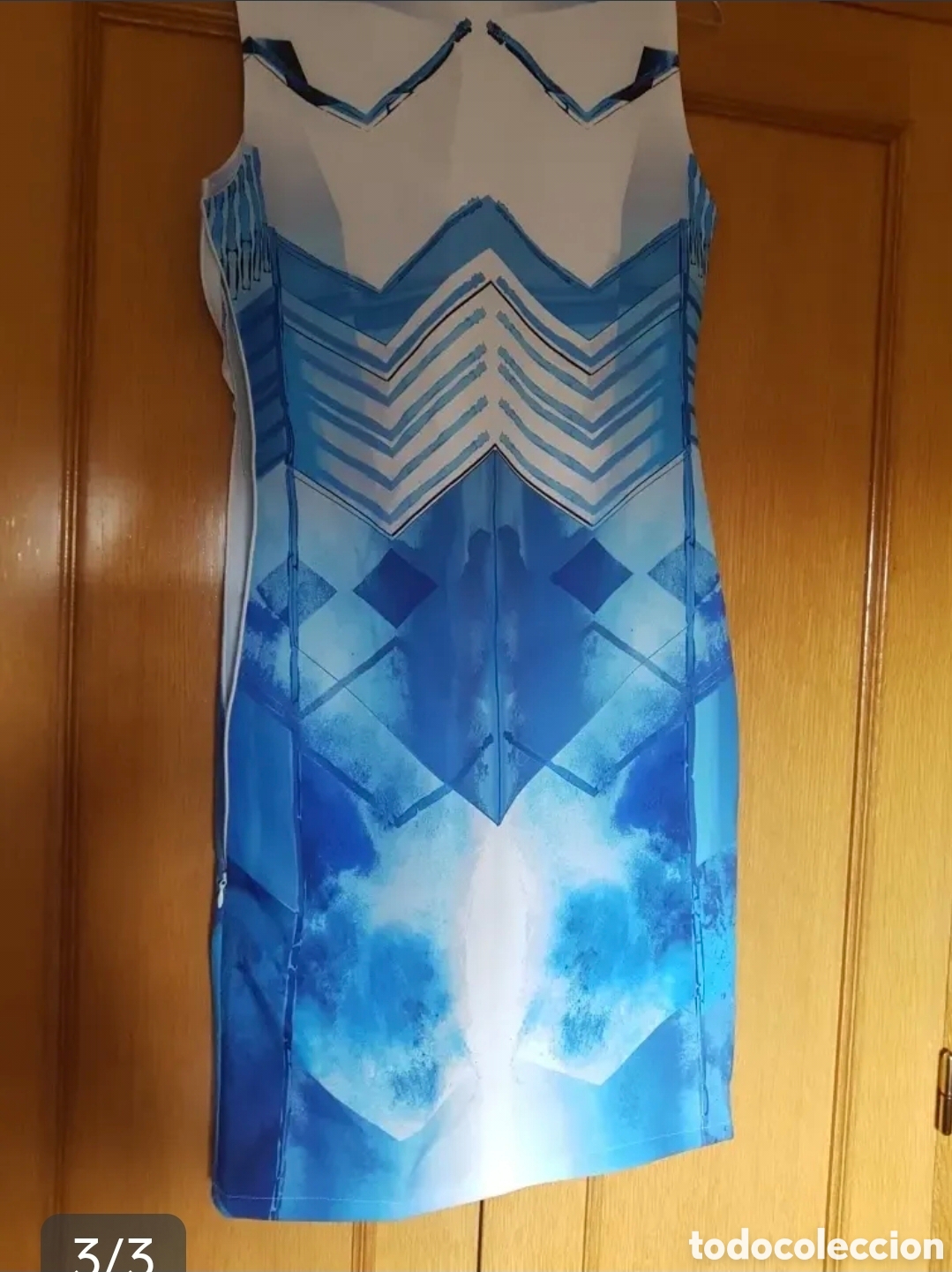 Nuevo: Vestido estampado motivos geom&eacute;tricos - Foto 3