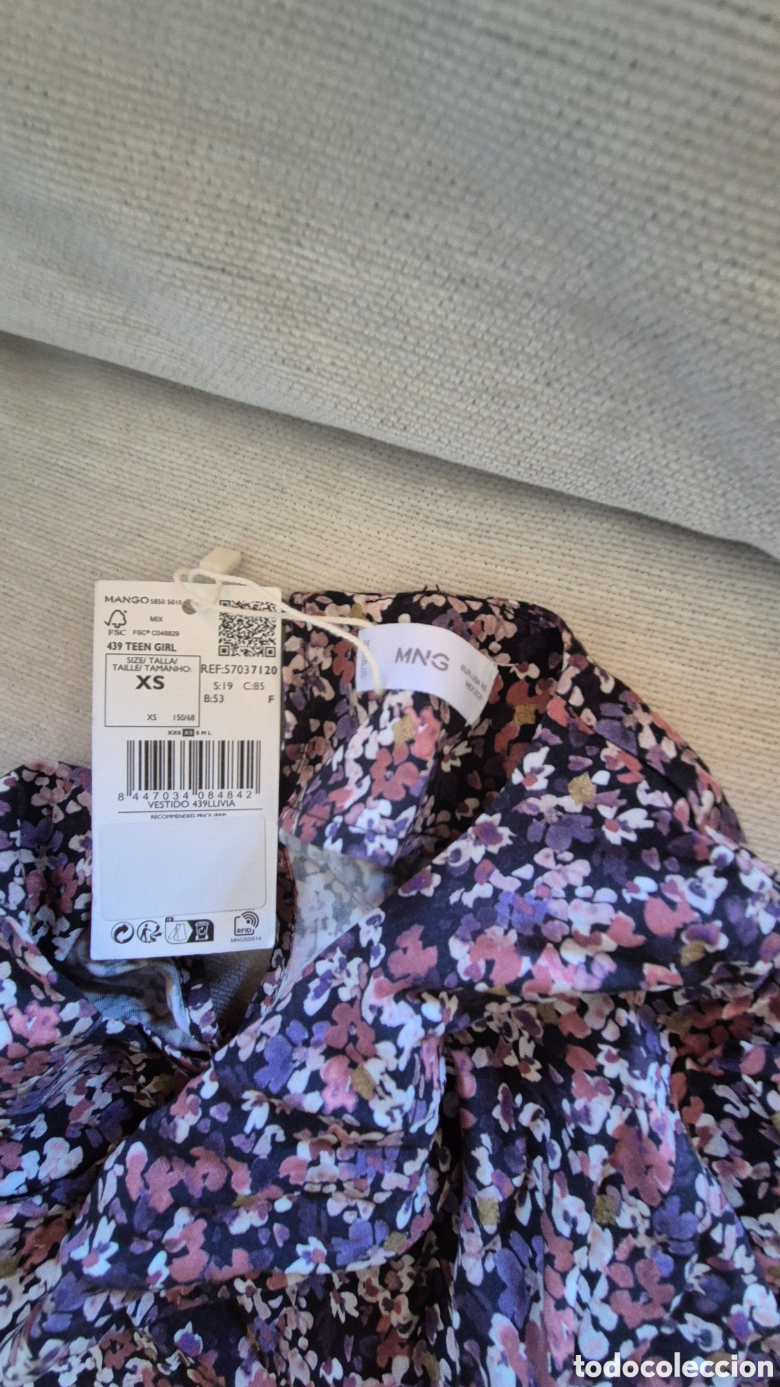 Nuevo: Vestido estampado Mango Teens - Foto 2