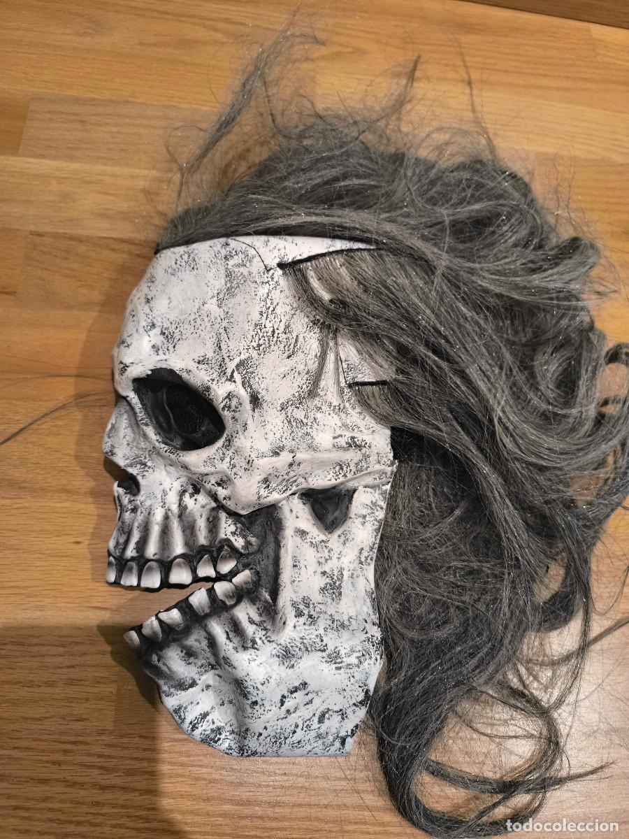 Nuevo: CARETA CALAVERA CON PELO - Foto 1