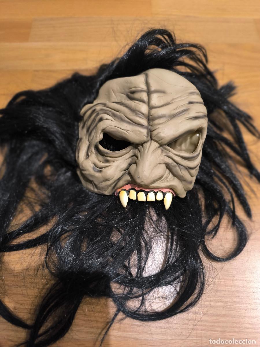 Nuevo: CARETA HALLOWEEN CON PELO Y DIENTES - Foto 1