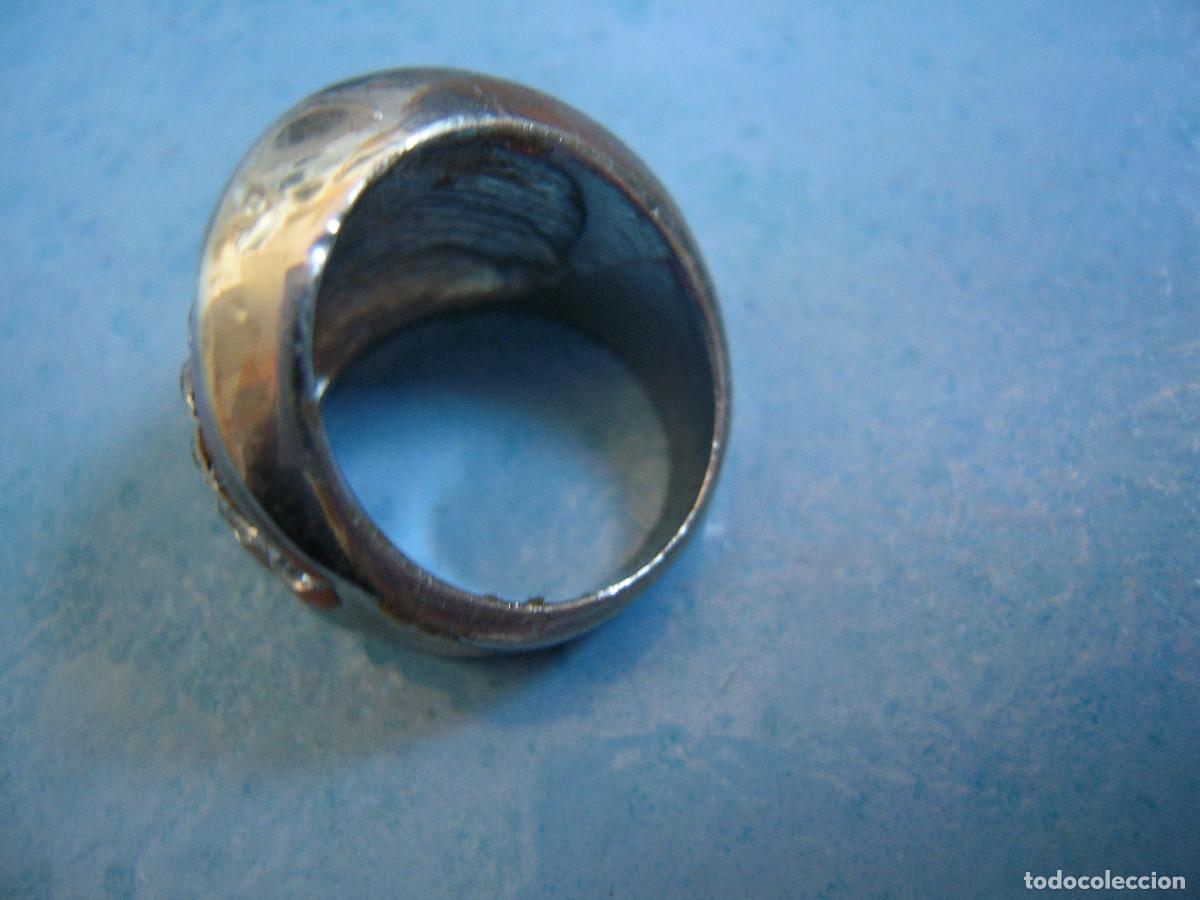 Nuevo: Anillo marr&oacute;n con piedras brillantes - Foto 5