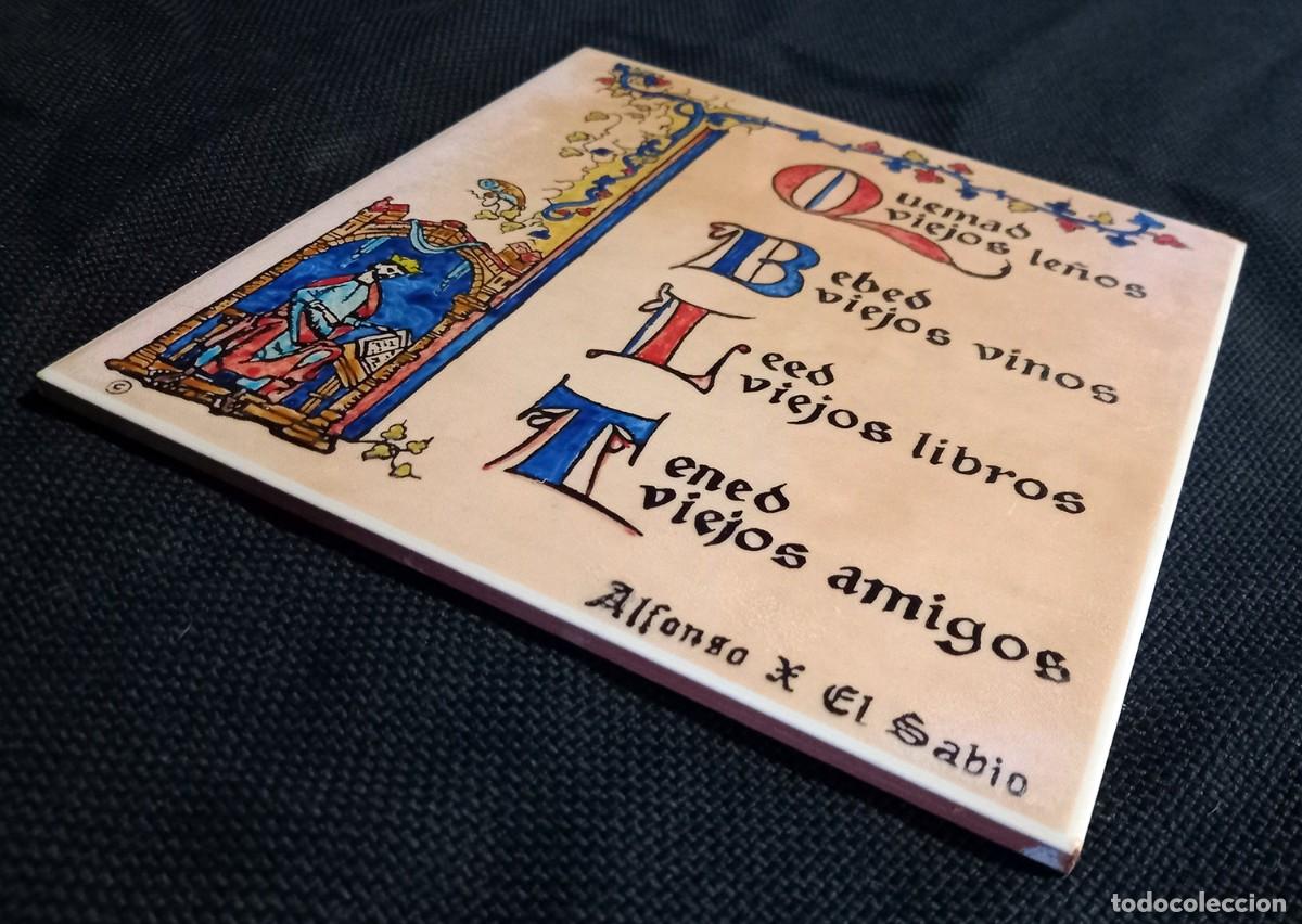 Nuevo: Azulejo Rey Alfonso X El Sabio - Foto 2