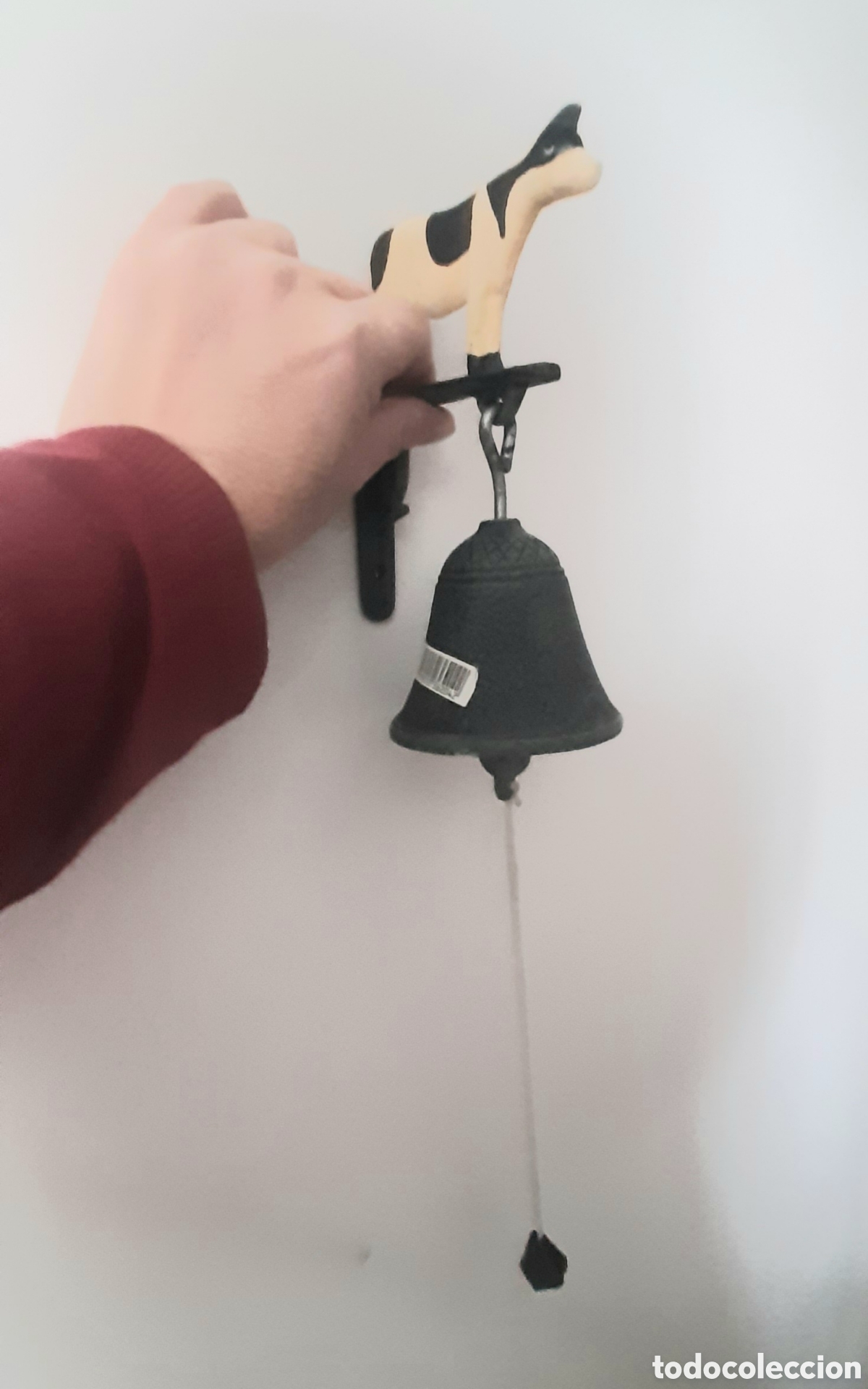 Nuevo: llamador pared vaca vintage