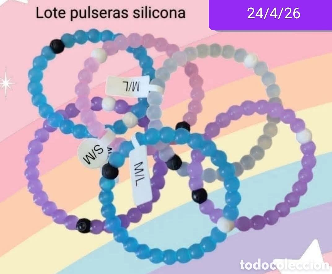 Nuevo: :::: TB129 - LOTE DE PULSERAS DE SILOCONA