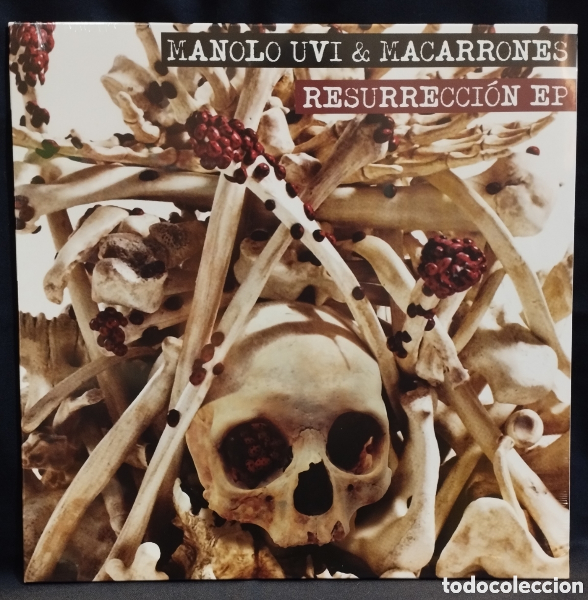 Nuevo: MANOLO UVI & LOS MACARRONES - RESURRECCI&Oacute;N EP 12&rdquo; - NUEVO - PRECINTADO -