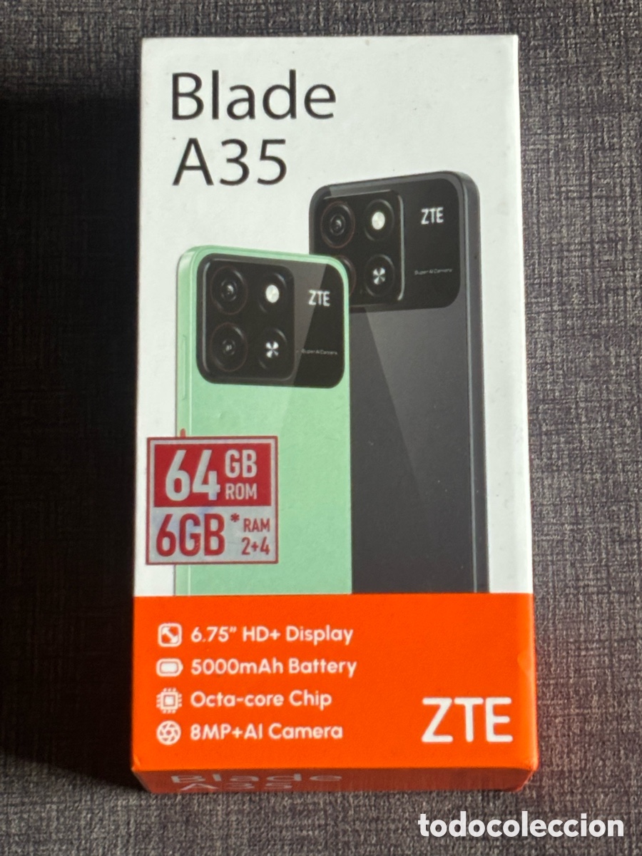 Nuevo: ZTE Blade A35 64GB - 6GB RAM - Pantalla 6.75&rdquo; - NUEVO A ESTRENAR (PRECINTADO)