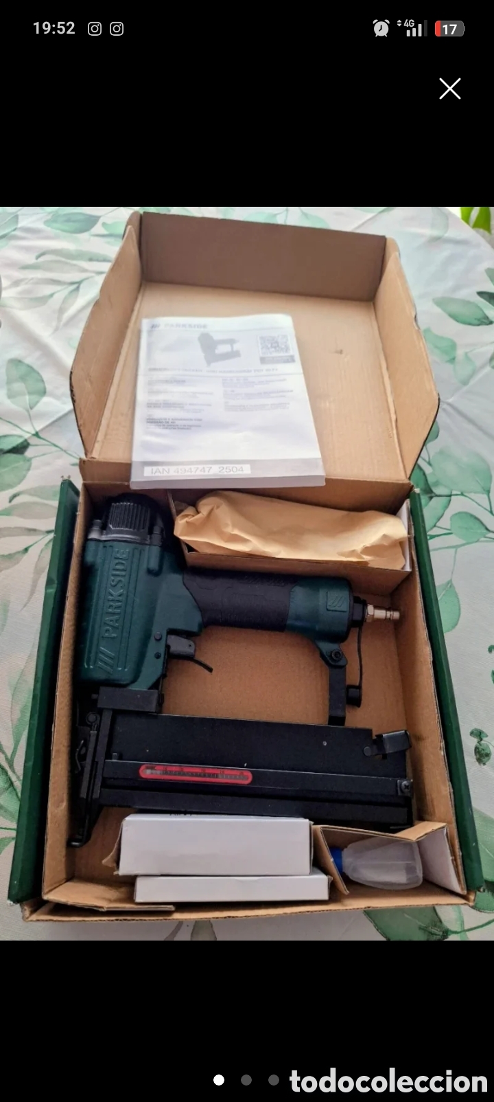 Nuevo: Grapadora neum&aacute;tica Parkside sin usar