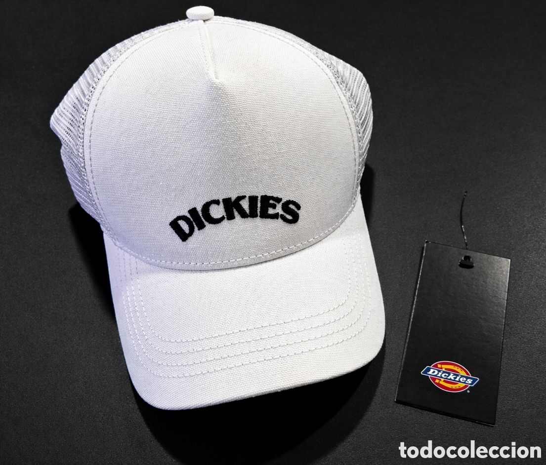Nuevo: Dickies trucker cap white mesh adjustable gorra blanca rejilla