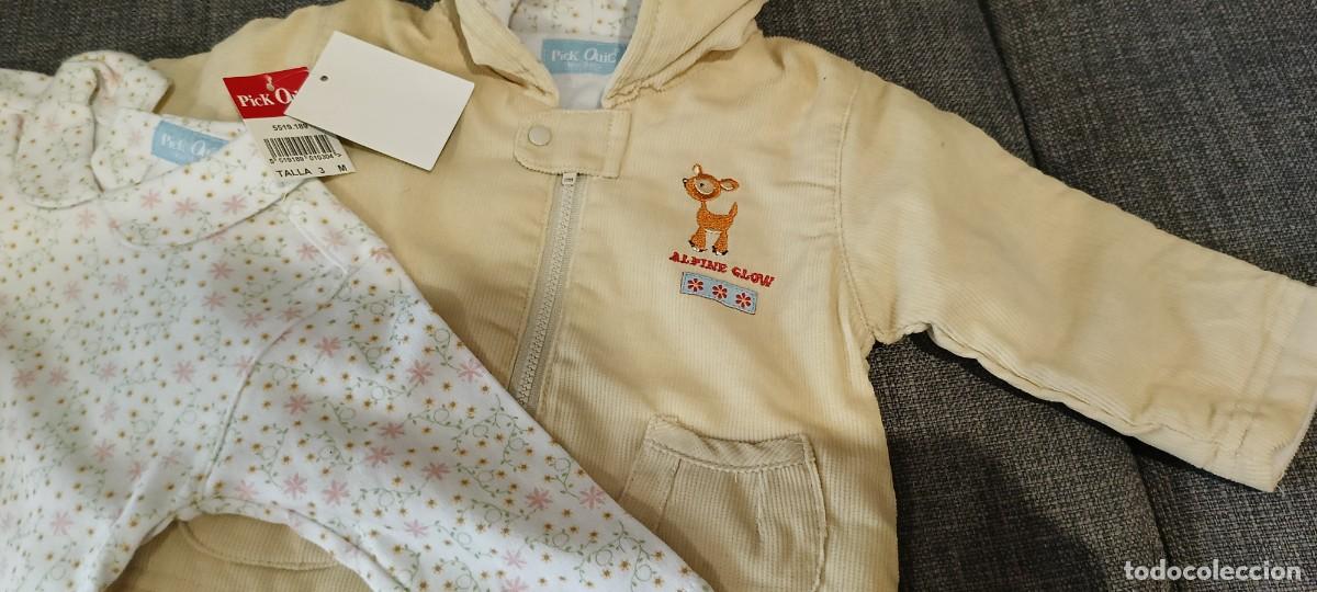 Nuevo: Conjunto su&eacute;ter y chaqueta T/ 3 meses. PIck Ouic