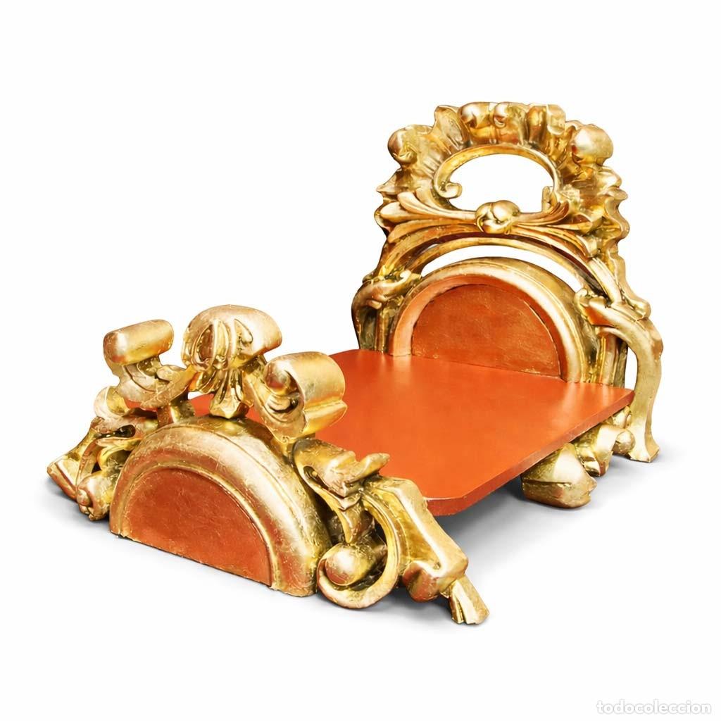 Nuevo: Cuna &ndash; cama para imagen Virgen Dormida Cristo Yacente