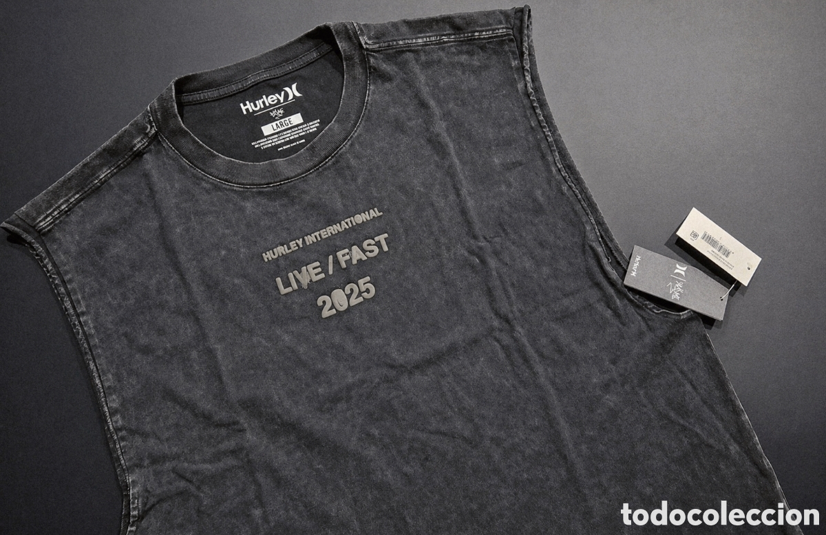 Nuevo: Hurley x Travis Barker Live/Fast 2025 SOLD OUT camiseta tirantes L