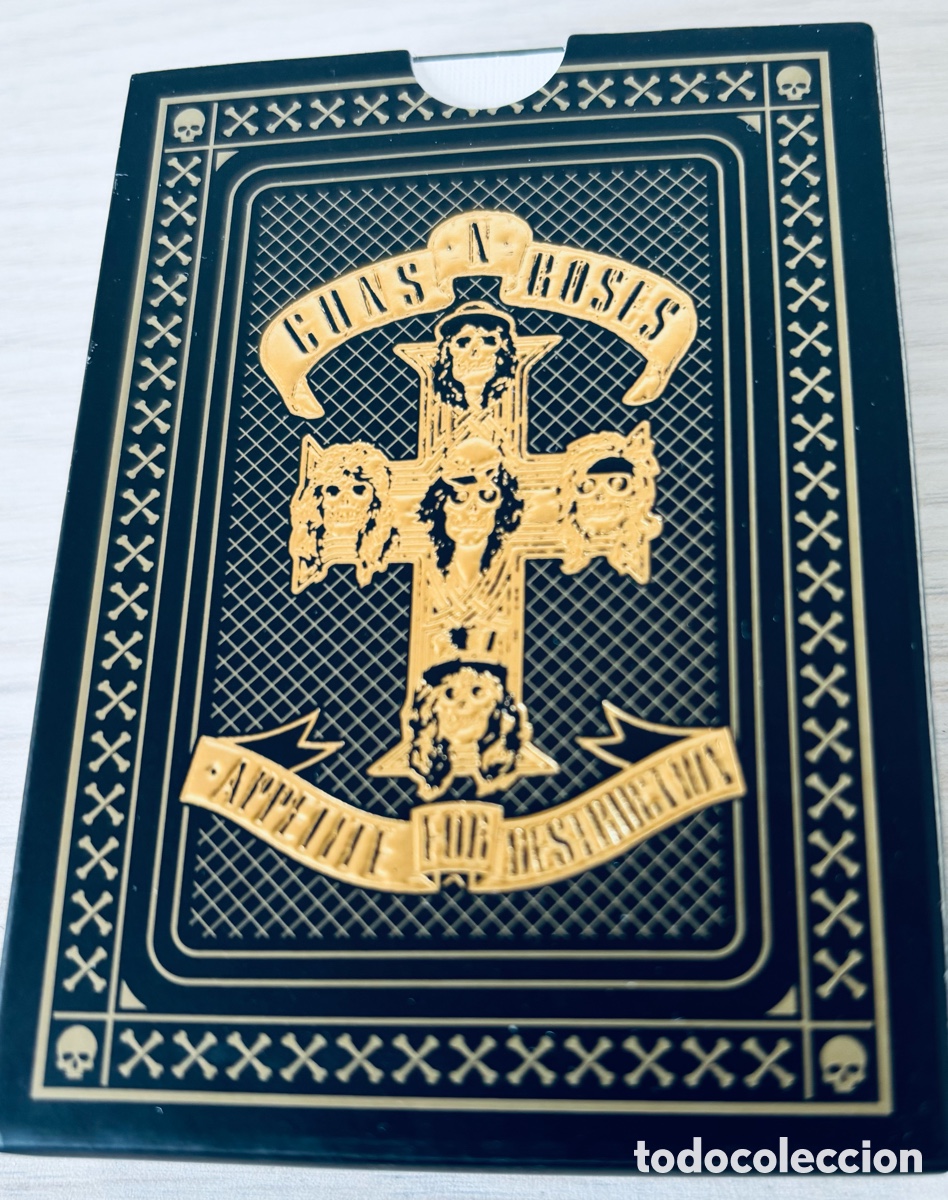 Nuevo: Baraja de cartas de Guns N&rsquo;Roses (Appetite for Destruction)